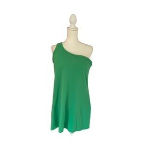 NEW All In Motion Asymmetrical Dress Athletic Athleisure Green Size L